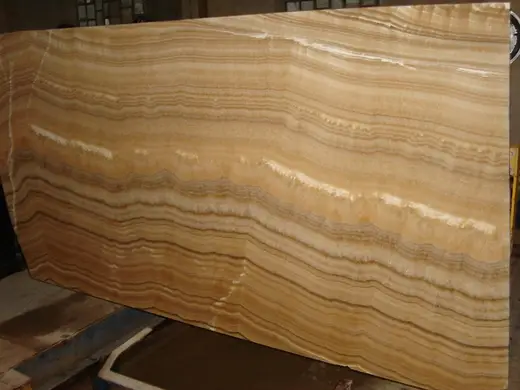 Honey Onyx marmo, superficie di lastra – Marmi di Carrara – oro, marrone (9)
