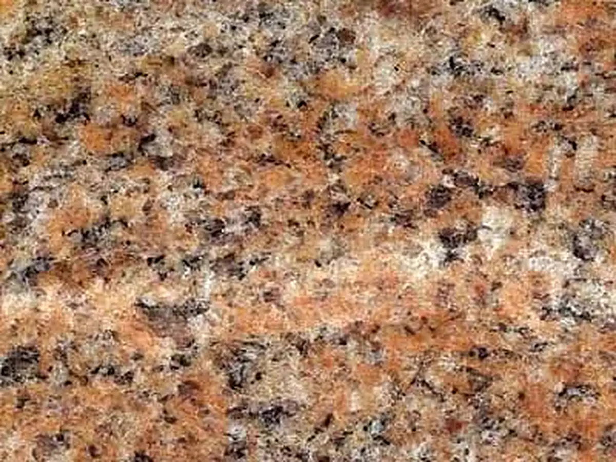Indian Juparaná granito, muestra pulida – Marmi di Carrara – dorado, marrón (1)