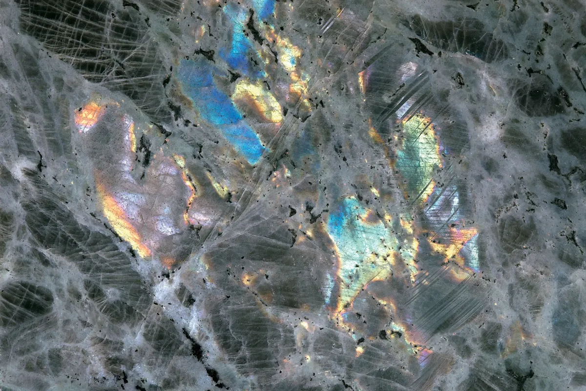 Labradorite Multicolor marbre, surface de dalle – Marmi di Carrara – gris, vert (1)
