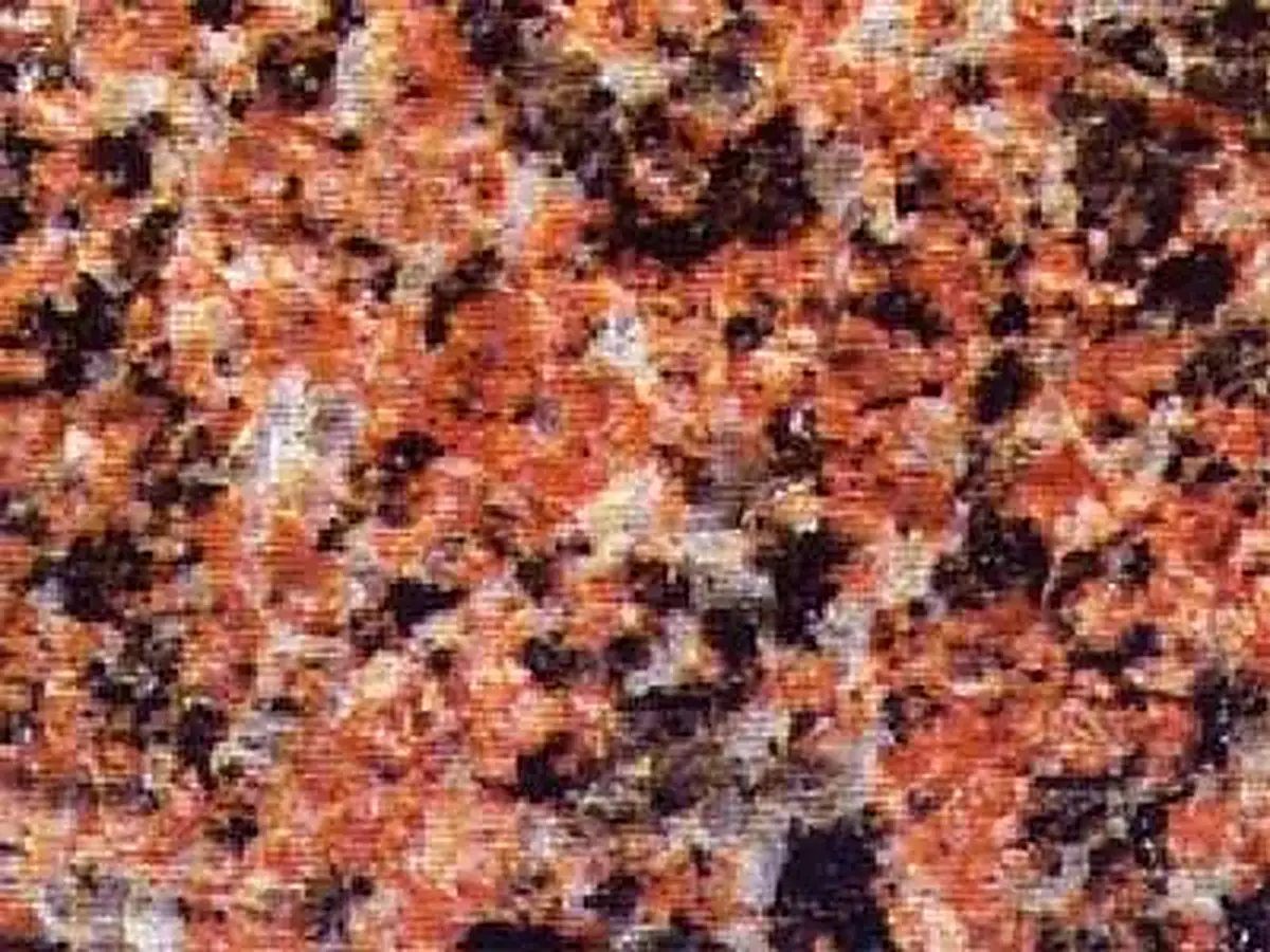 Light Rideau Red granite polished sample – Marmi di Carrara – gold, rust red (1)