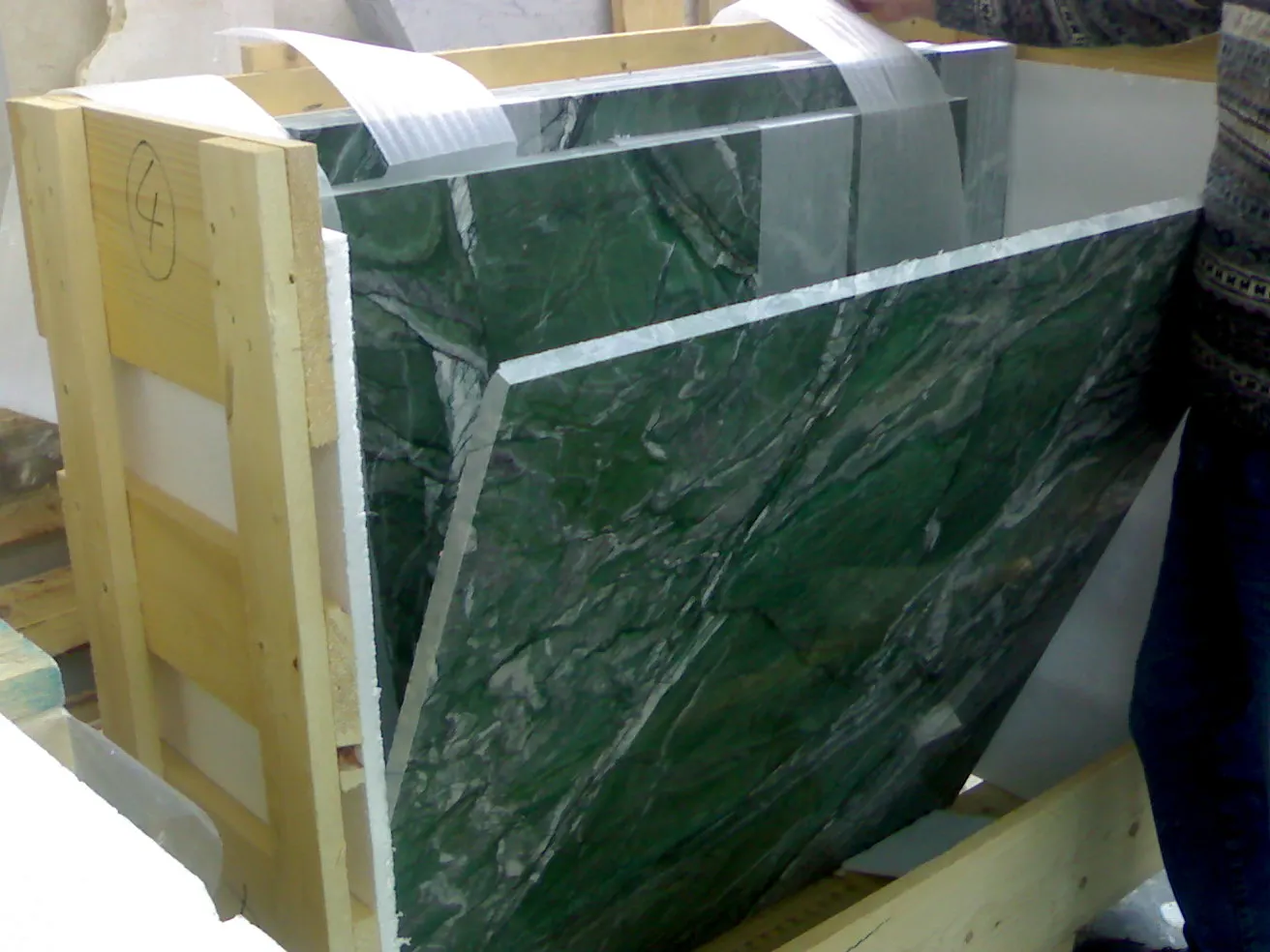 Malachite mármol, superficie de losa – Marmi di Carrara – antracita, negro (5)