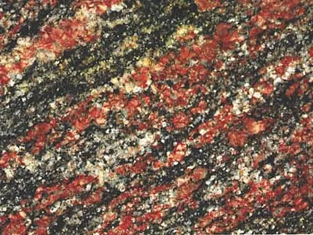 Maracana granit, échantillon poli – Marmi di Carrara – brun, anthracite (1)