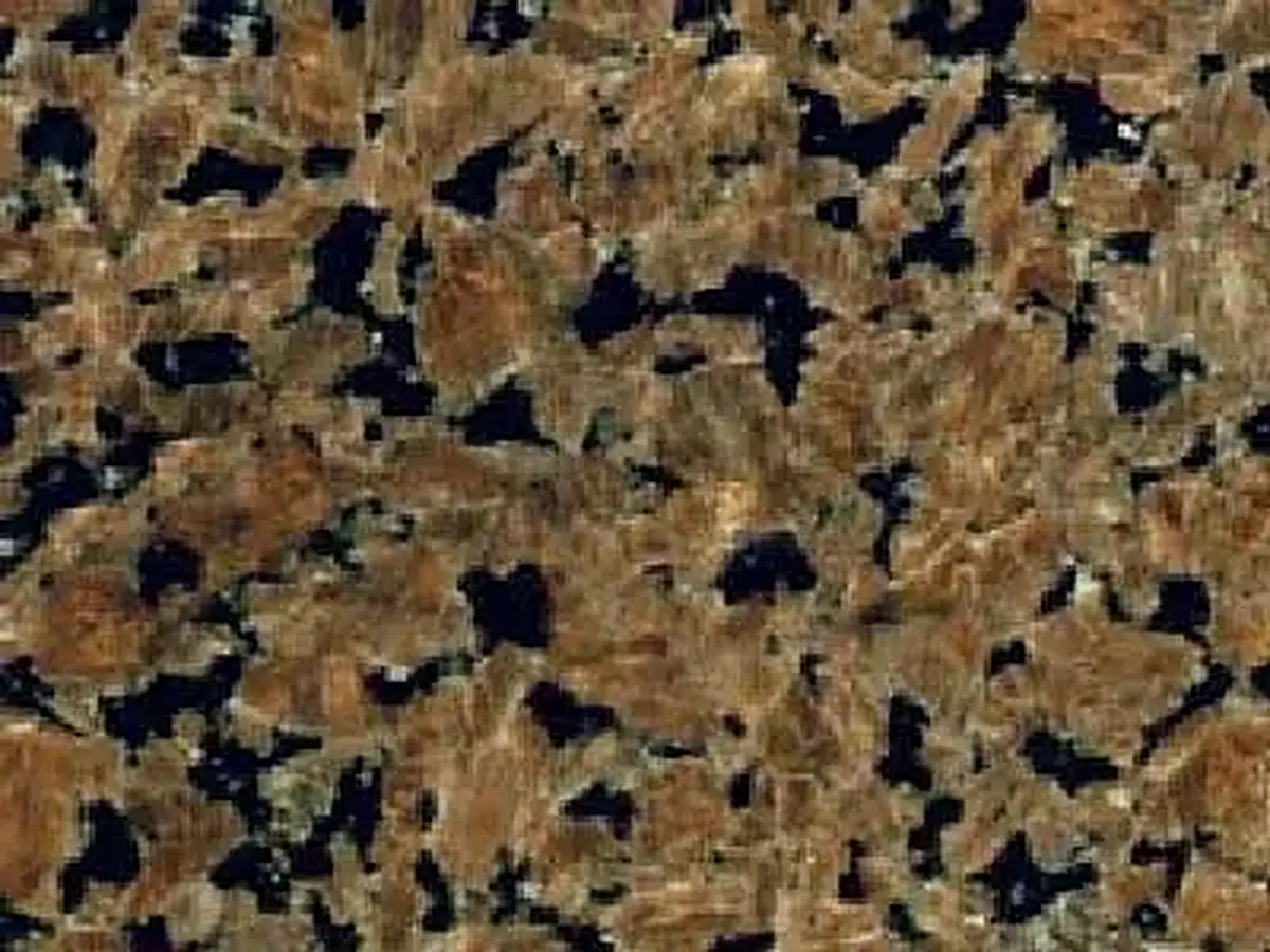 Marron Guaiba granito, campione lucido – Marmi di Carrara – marrone, nero (1)