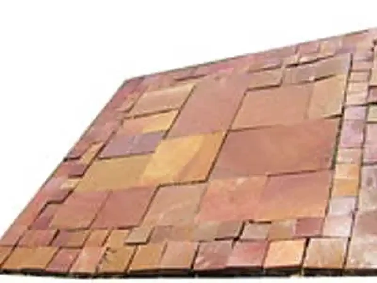 Modak Sandstone песчаник, полированный образец – Marmi di Carrara – розовый, белый (1)