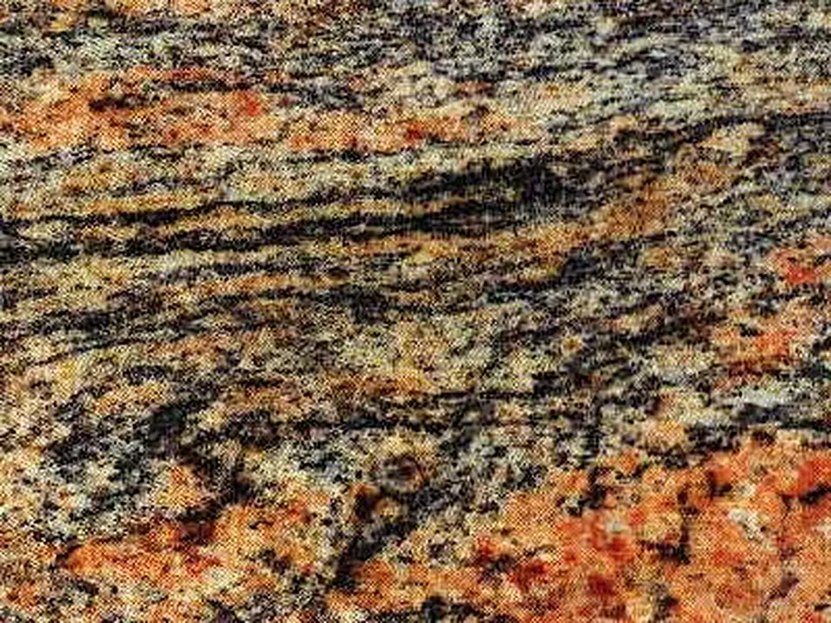 Multicolor Grey granito, campione lucido – Marmi di Carrara – oro, marrone (1)
