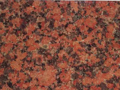 Nelson Red granit, échantillon poli – Marmi di Carrara – rouge rouille, brun (1)