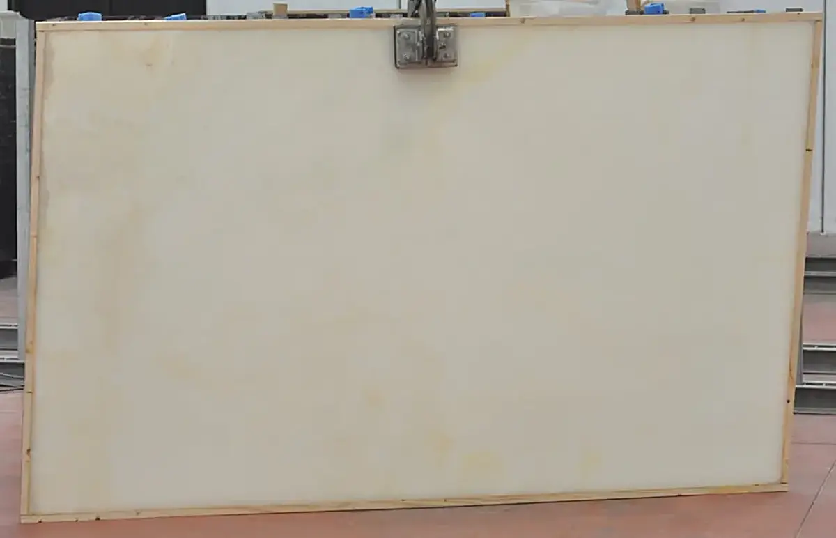 Onice Bianco onyx slab surface – Marmi di Carrara – light grey, beige (13)