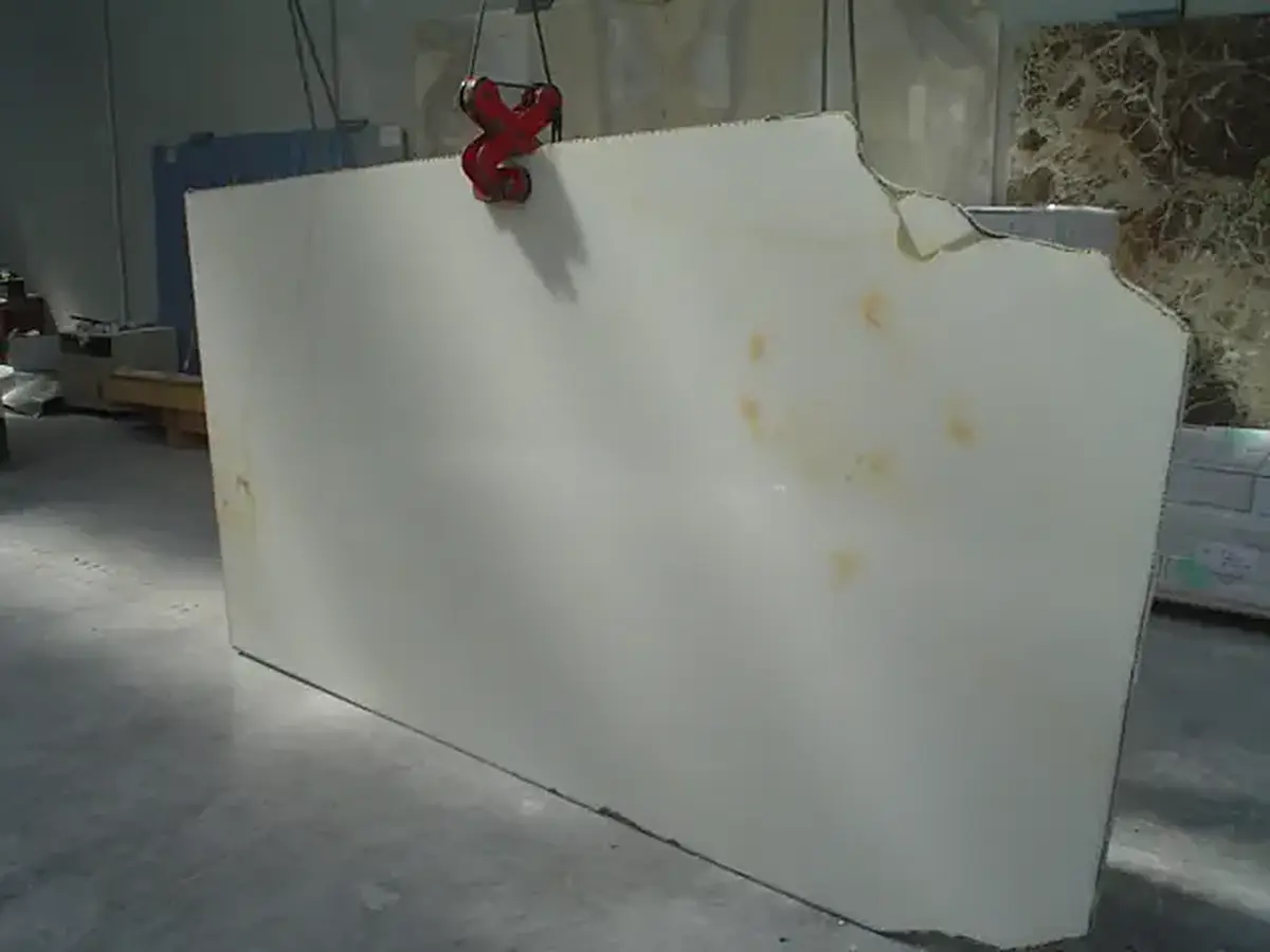Onice Bianco Onyx, Plattenoberfläche – Marmi di Carrara – grau, anthrazit (20)