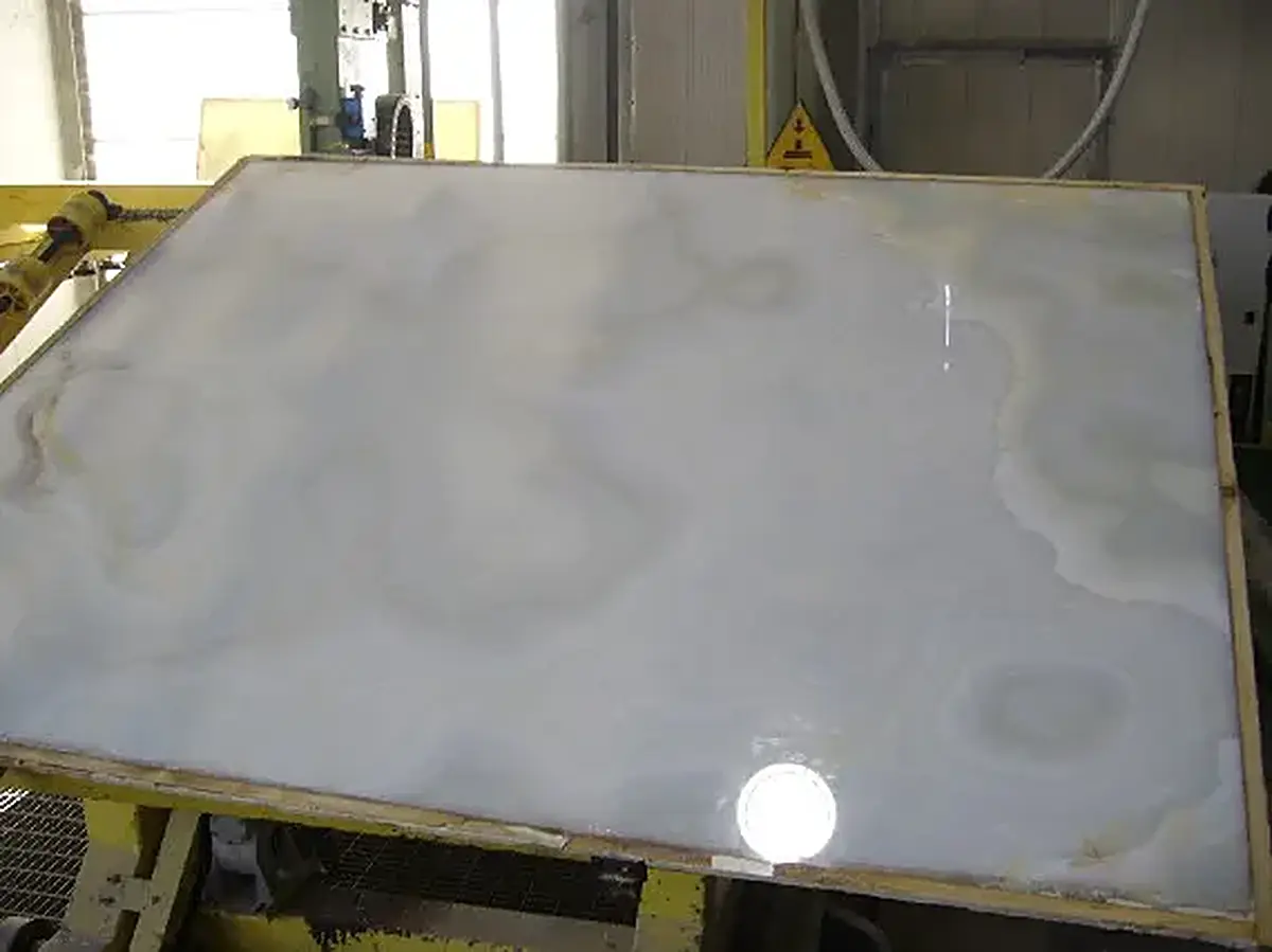 Onice Bianco Onyx, Plattenoberfläche – Marmi di Carrara – grau, anthrazit (21)