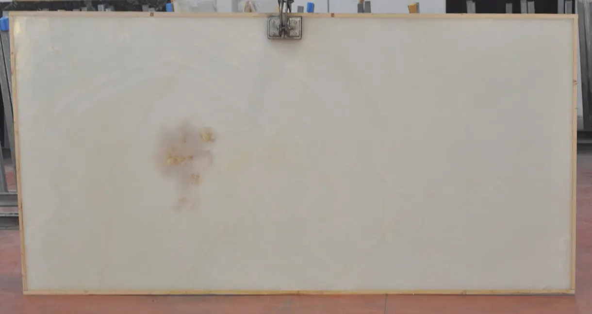 Onice Bianco onice, superficie di lastra – Marmi di Carrara – beige, grigio chiaro (5)