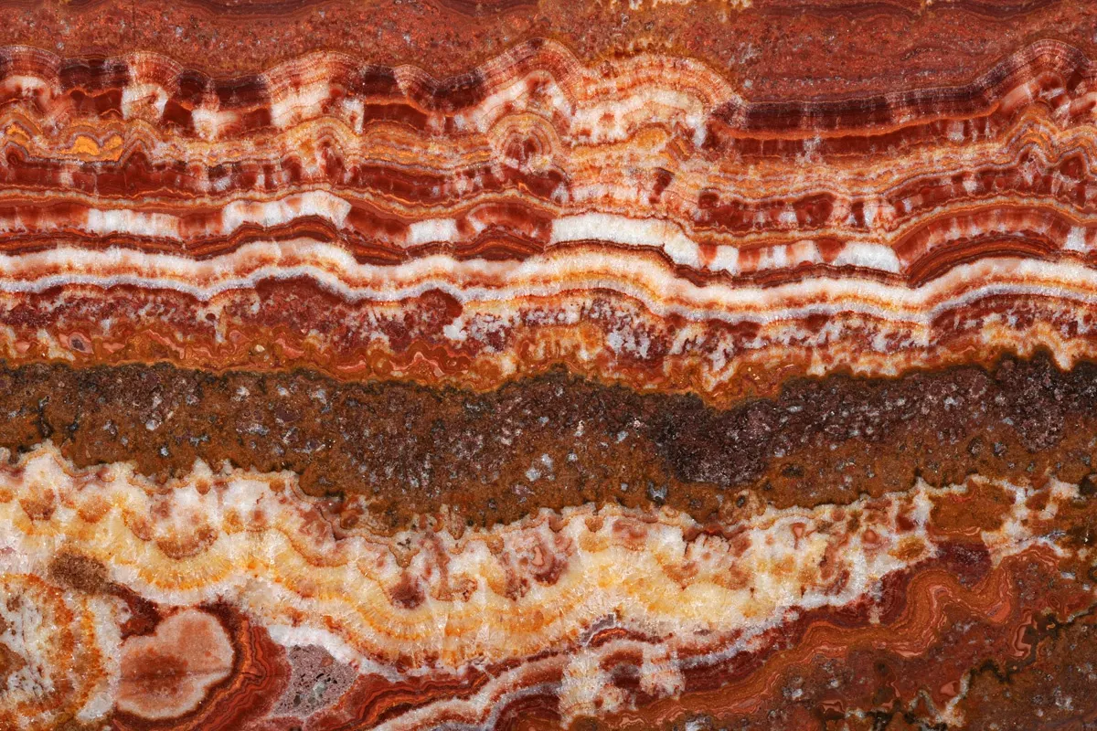 Onice Fantastico onyx, surface de dalle – Marmi di Carrara – rouge rouille, brun (1)