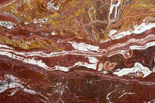 Onice Rosso Orientale onice, superficie di lastra – Marmi di Carrara – marrone, oro (3)