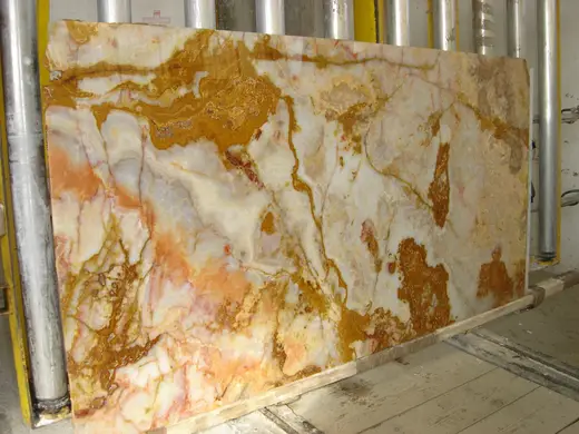 Onice Wonder onice, superficie di lastra – Marmi di Carrara – oro, beige (3)