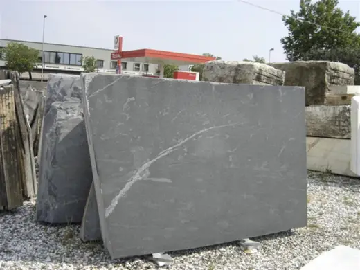 Pietra Del Cardoso натуральный камень, поверхность плиты – Marmi di Carrara – серый, антрацитовый (9)
