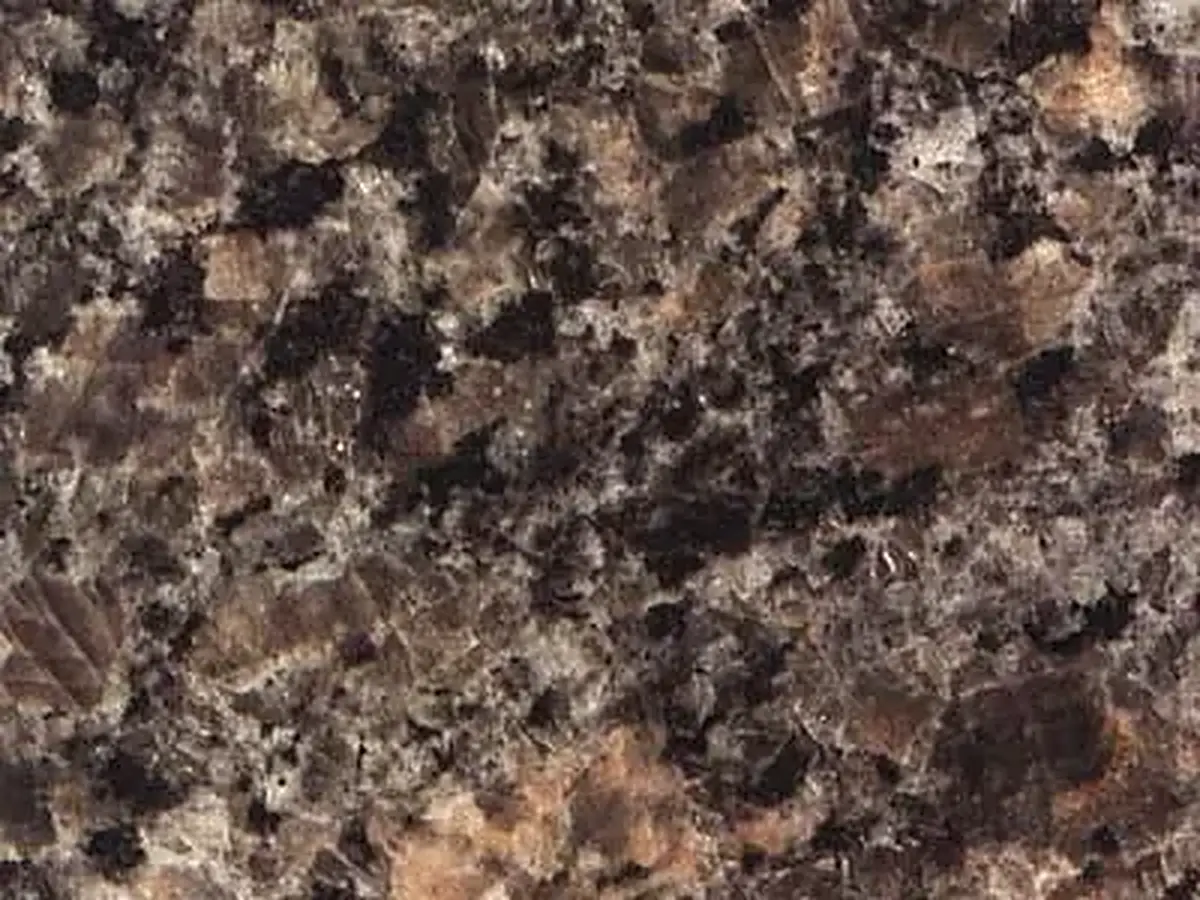 Polichrome granito, muestra pulida – Marmi di Carrara – antracita, marrón (1)