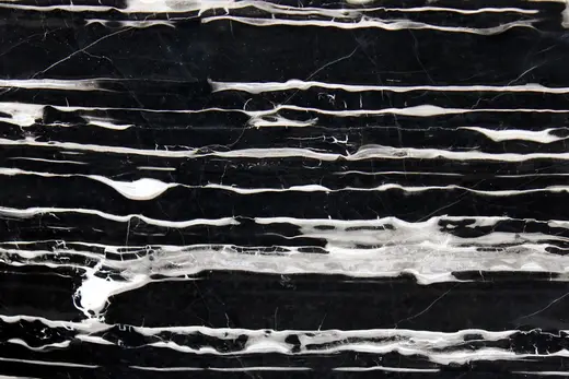 Port Black marble slab surface – Marmi di Carrara – black, charcoal (1)