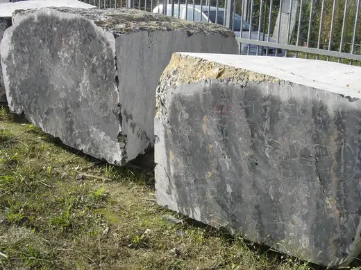 Portoro marbre, bloc de carrière – Marmi di Carrara – vert, gris (23)