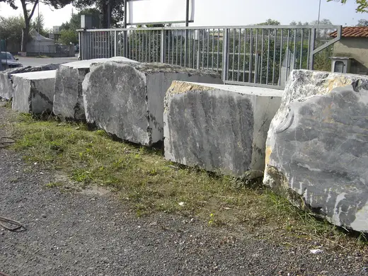 Portoro marbre, bloc de carrière – Marmi di Carrara – vert, gris (26)
