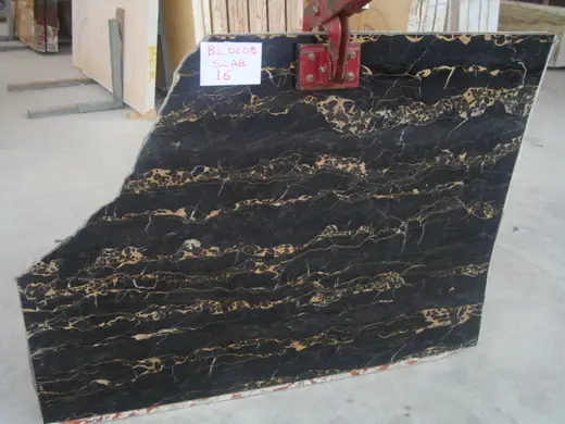 Portoro Extra marble slab surface – Marmi di Carrara – charcoal, light grey (16)
