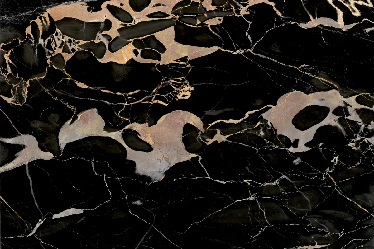 Portoro Top mármol, cocina – Marmi di Carrara – negro, marrón (1)