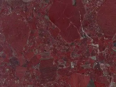 Red Breccia granit, échantillon poli – Marmi di Carrara – brun (1)