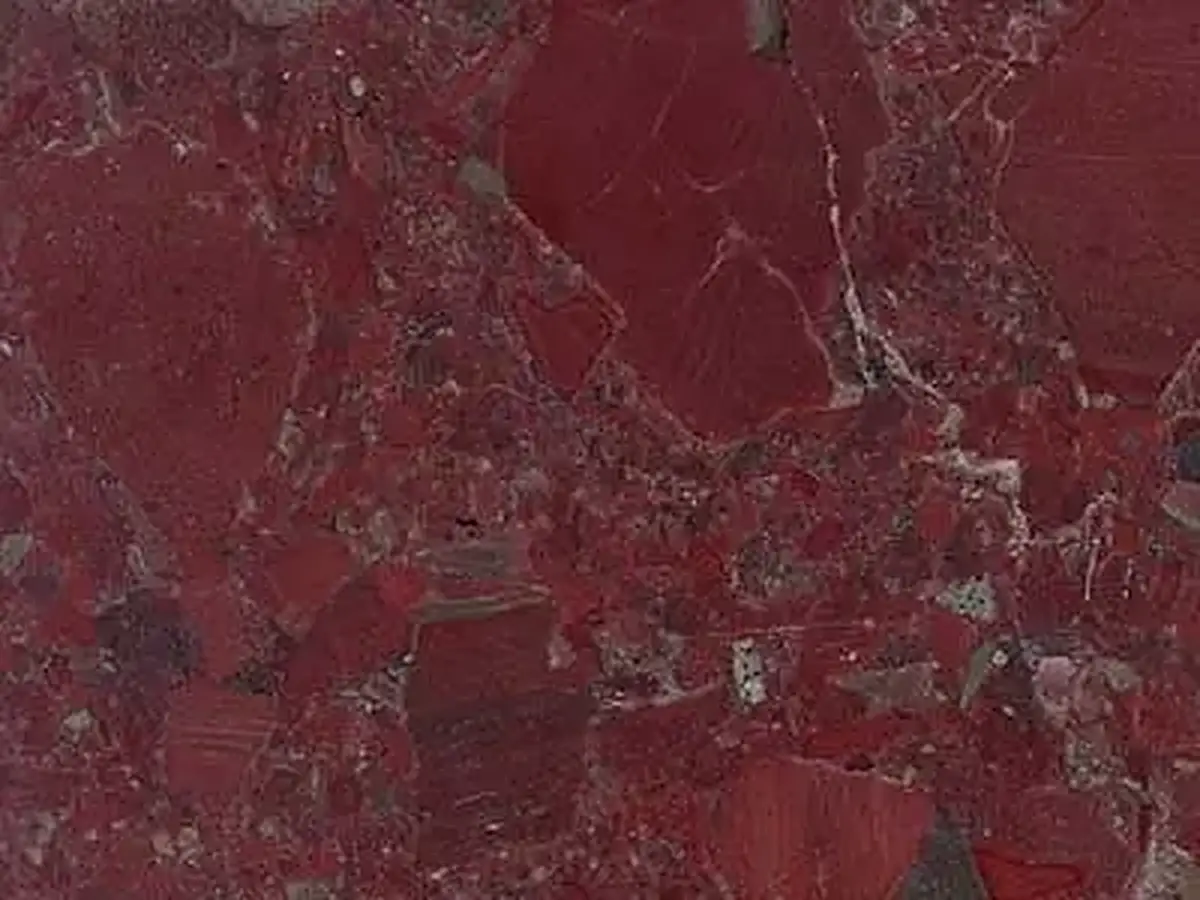 Red Breccia granit, échantillon poli – Marmi di Carrara – brun (1)