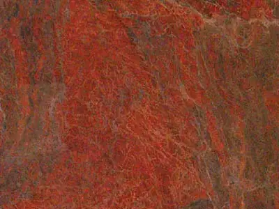 Red Diamond granite polished sample – Marmi di Carrara – rust red, brown (1)