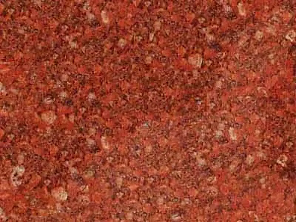 Red Vie granite polished sample – Marmi di Carrara – rust red (1)