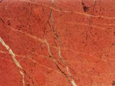 Rojo Alicante известняк, полированный образец – Marmi di Carrara – ржаво-красный, золотистый (1)