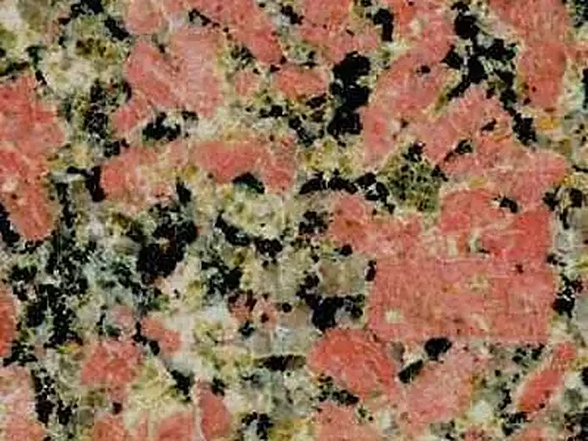 Rosa Aswan Light granit, échantillon poli – Marmi di Carrara – doré, anthracite (1)