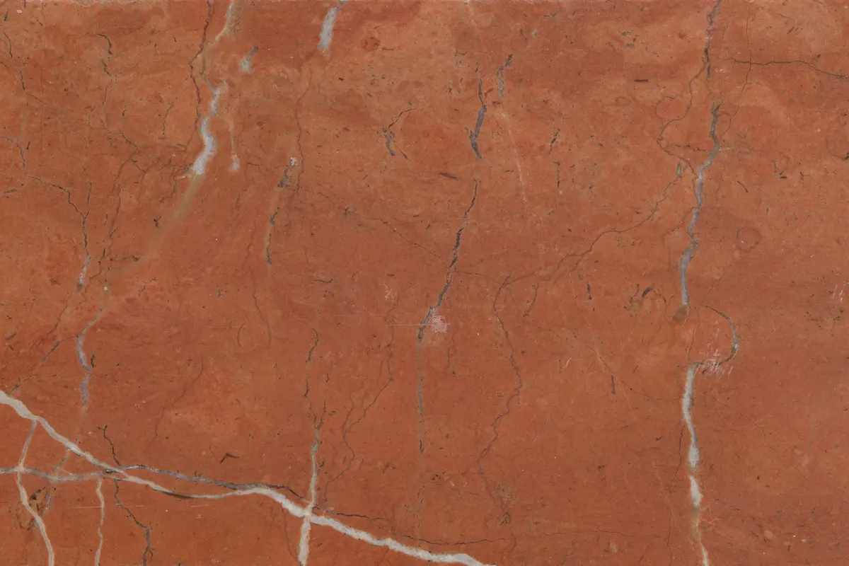 Rosso Alicante marble slab surface – Marmi di Carrara – rust red, gold (1)