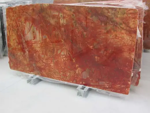 Rosso Damasco marble slab surface – Marmi di Carrara – grey, green (28)
