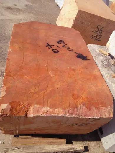 Rosso Damasco marble slab surface – Marmi di Carrara – gold, brown (37)