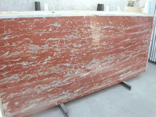 Rosso Francia mármol, superficie de losa – Marmi di Carrara – rojo óxido, marrón (2)