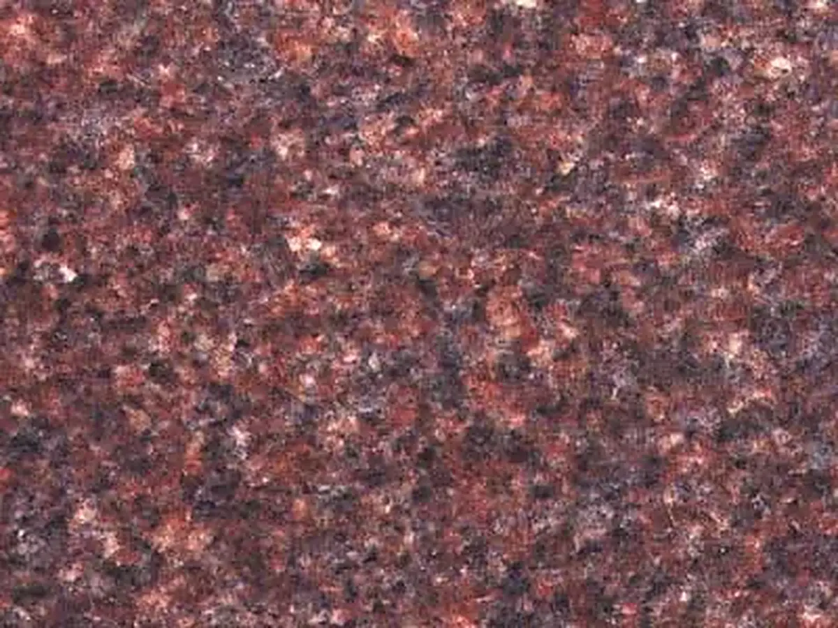 Rosso Loon G 3754 granito, muestra pulida – Marmi di Carrara – marrón, antracita (1)