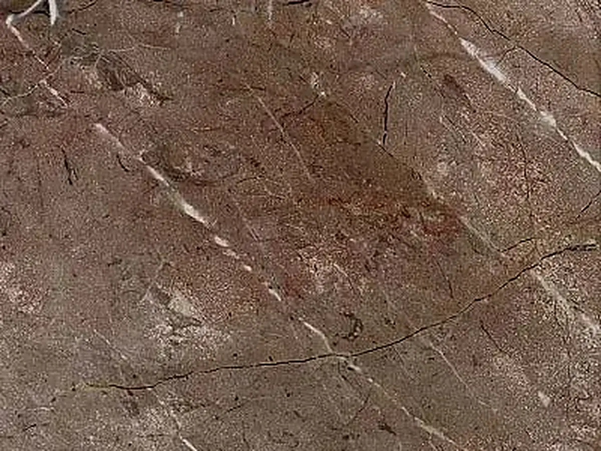 Santo Tomás Lila Oscuro limestone polished sample – Marmi di Carrara – brown, violet (1)