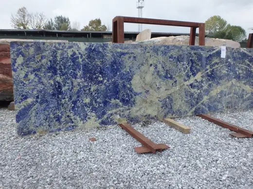 Sodalite Blue marble slab surface – Marmi di Carrara – grey, charcoal (4)