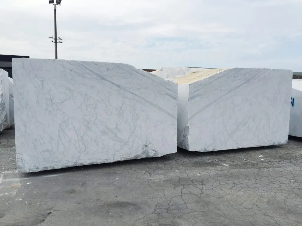 Statuarietto mármol, superficie de losa – Marmi di Carrara – gris claro, blanco (35)