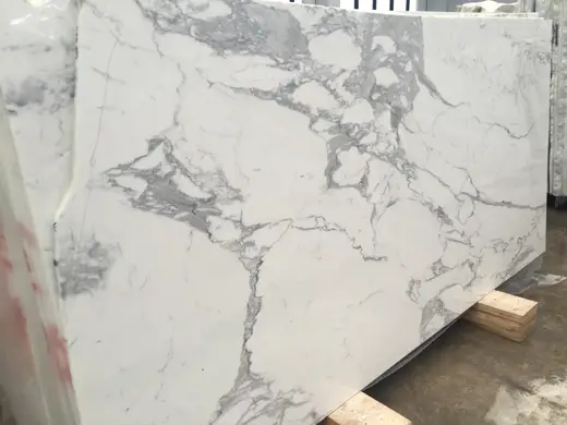 Statuario marbre, surface de dalle – Marmi di Carrara – ivoire, gris clair (18)