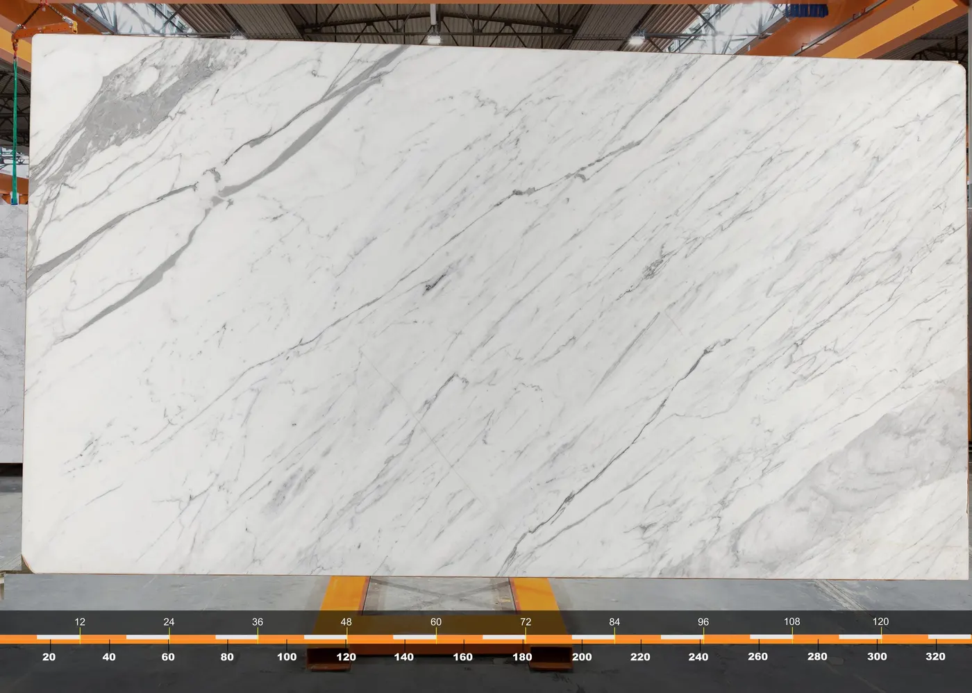 Statuario mármol, superficie de losa – Marmi di Carrara – marfil, gris claro (20)