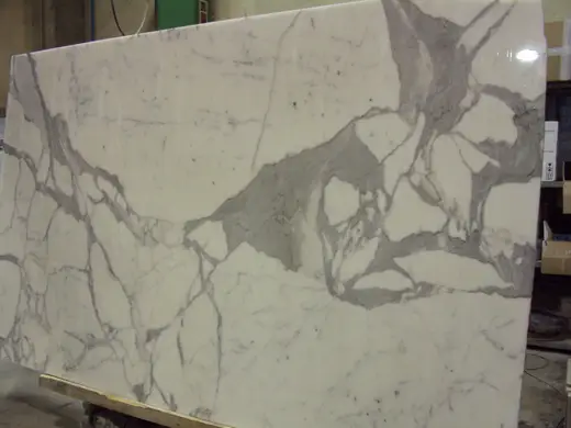Statuario marbre, surface de dalle – Marmi di Carrara – gris, beige (23)