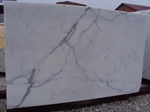 Statuario marble quarry block – Marmi di Carrara – grey, charcoal (61)