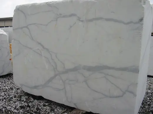 Statuario marble slab surface – Marmi di Carrara – grey, green (80)