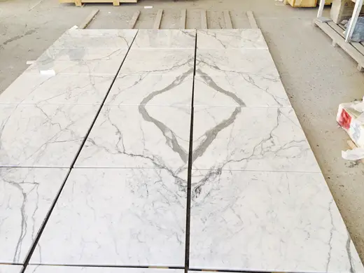 Statuario Extra marble tiles – Marmi di Carrara – ivory, white (3)