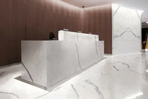 Statuario Extra marble wall cladding – Marmi di Carrara – charcoal, light grey (39)