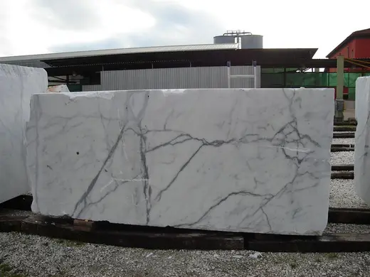 Statuario Extra marble slab surface – Marmi di Carrara – grey, violet (7)