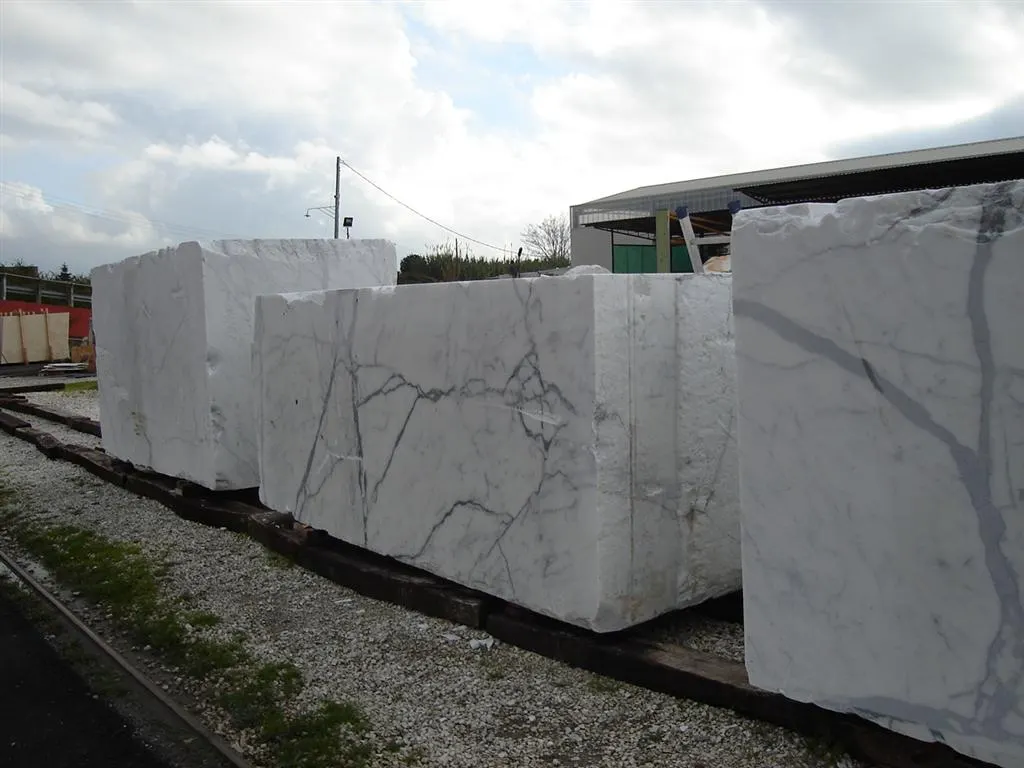Statuario Extra marmo, superficie di lastra – Marmi di Carrara – verde, nero (8)