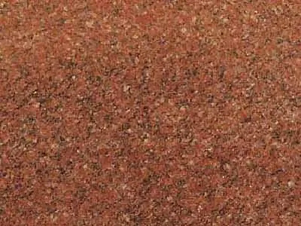 Syuskyu Yansaari granito, muestra pulida – Marmi di Carrara – rojo óxido, marrón (1)
