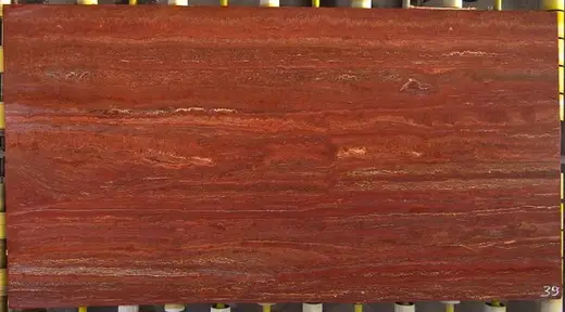 Travertine Rosso travertin, surface de dalle – Marmi di Carrara – rouge rouille, brun (2)