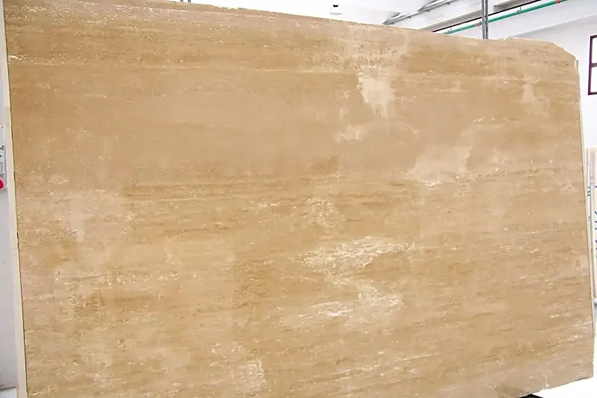 Travertino travertino, superficie de losa – Marmi di Carrara – beige, dorado (29)